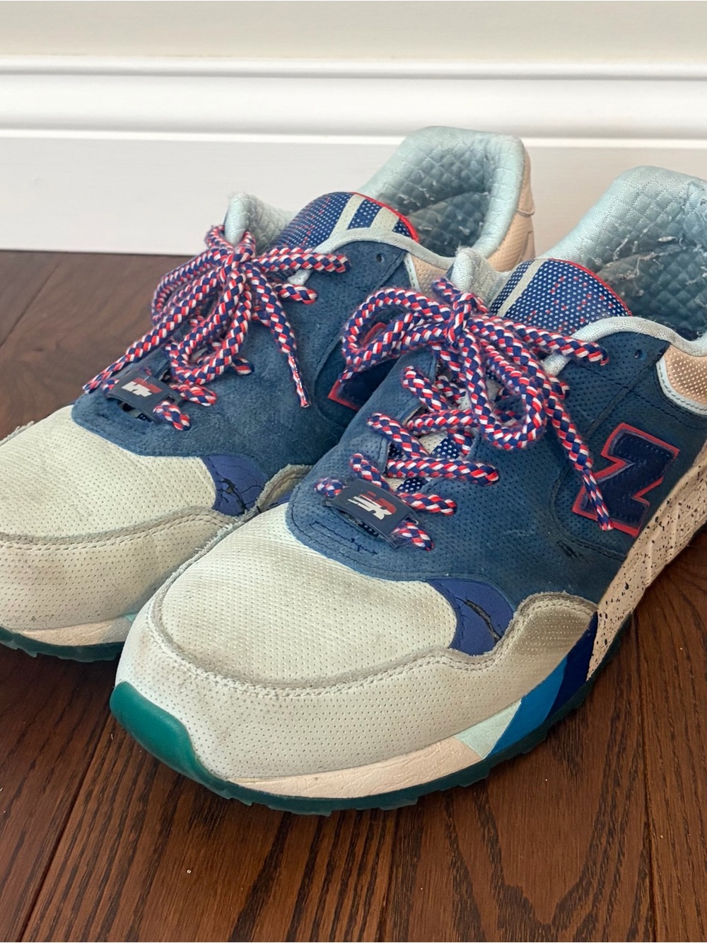 New Balance Kith 850 Brooklyn Bridge M850KH Men’s Shoes Size 12 Light Blue/Navy